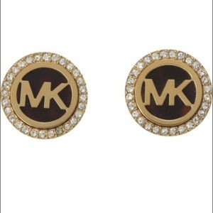 Michael Kors tortoise clip on earrings